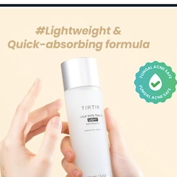 NEW TIRTIR Milk Skin Rice Toner Light 50 ml Instant Hydration Niacinamide Korean - Picture 5 of 12